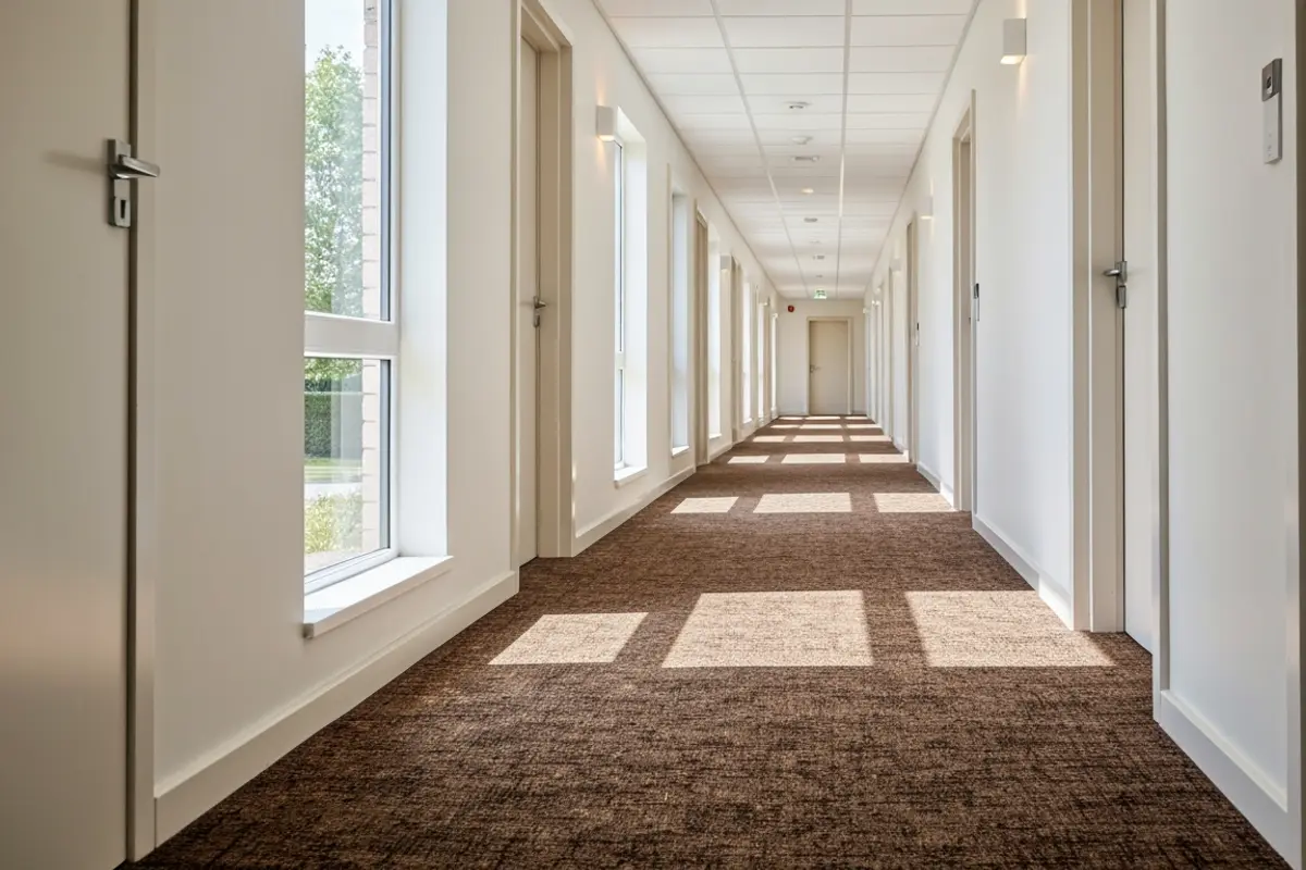 Carpet Cleaning in progress
